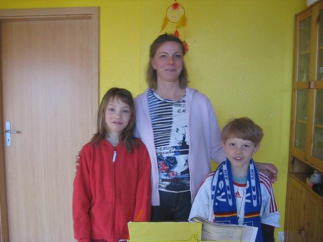 Geburtstagsständchen von Eva, Antonia und Adrian